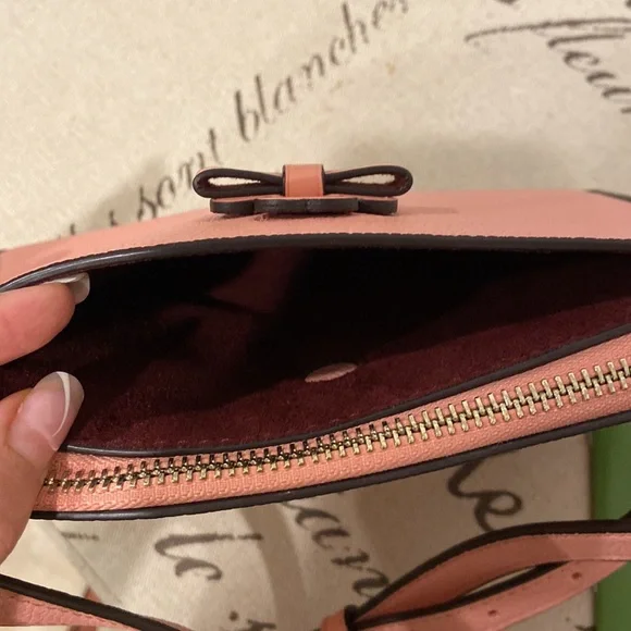 NEW Kate Spade Talia Leather Zip Top Crossbody - Picture 6 of 12